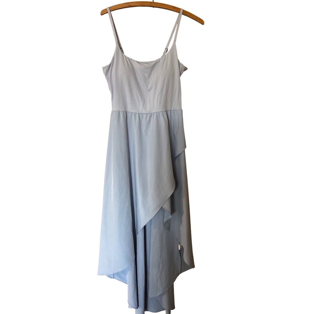 Halara Everyday Cloudful 2-in-1 Activity Dress Light Blue High Low Medium